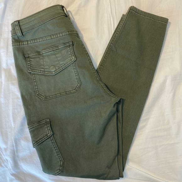 Caslon Olive Green Utility Pants Size 28 - Picture 4 of 9